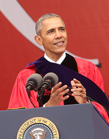 President Obama speaks at Rutgers 250th Anniversary Commencement